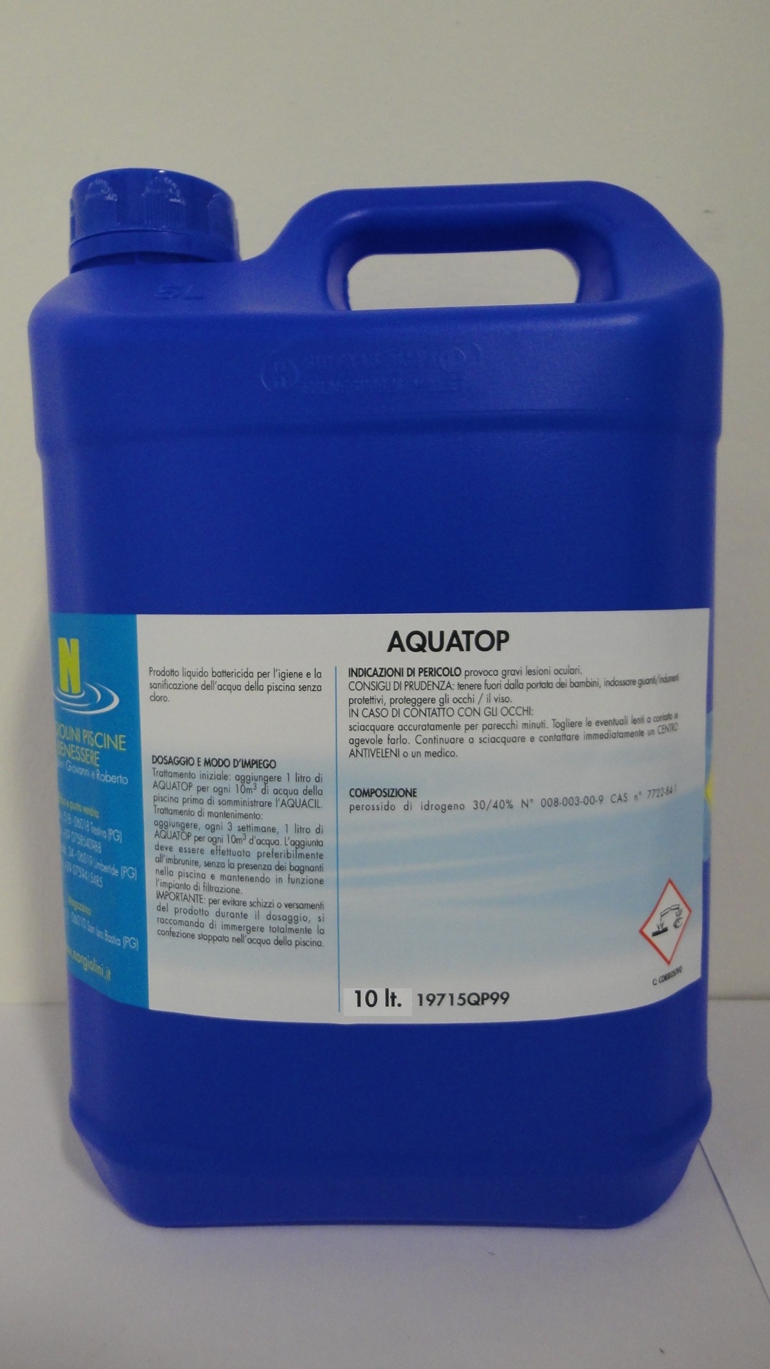 Aquatop 12 kg Oxygen - Recupero Acque Verdi